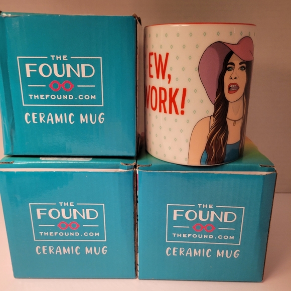 The Found Ew, Work Alexis Rose Schitt’s Creek Ceramic Coffee Cup Mug - Picture 2 of 10